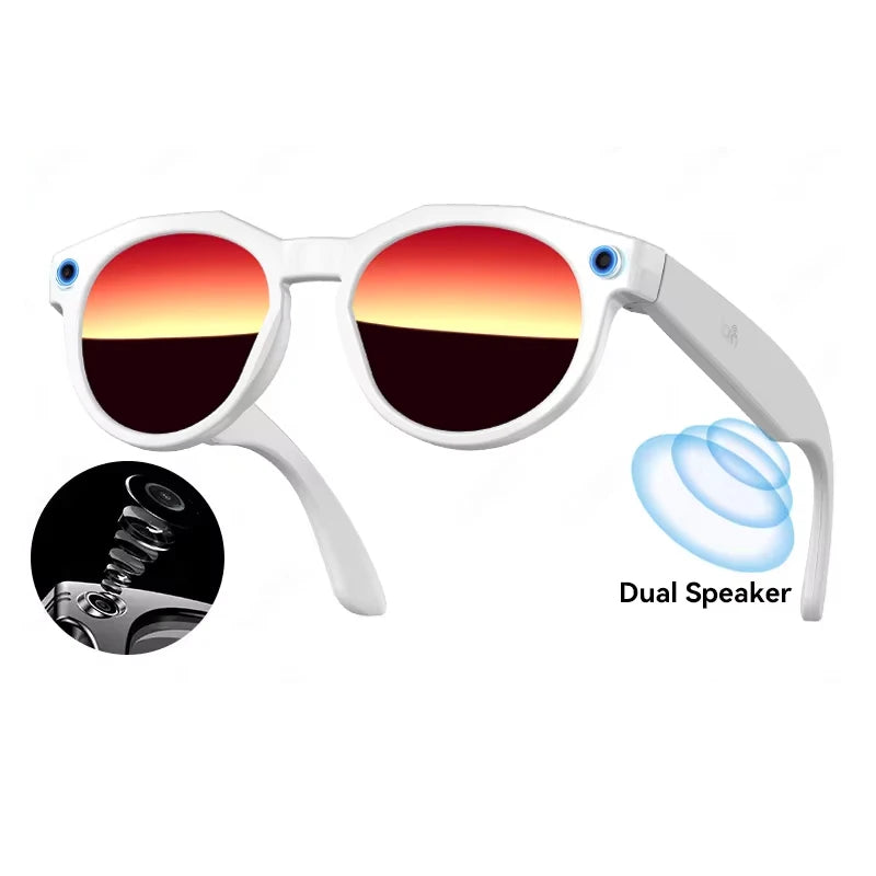 2026 8K HD AI Smart Glasses Men Chat GPT 800MP Camera Bluetooth Call AI Translation Voice Assistant Control Sunglasses Women